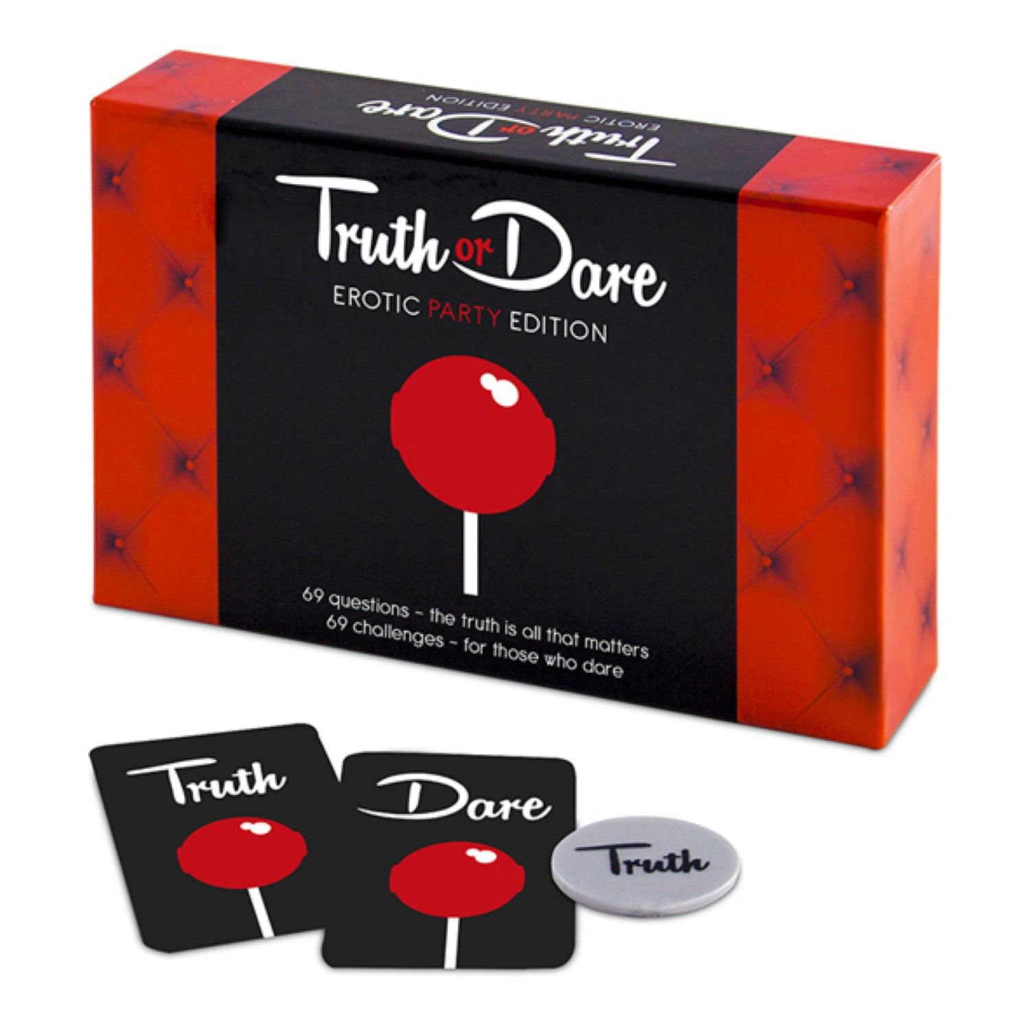 Tease & Please - Truth or Dare Erotic Party Edition  Diverse kleuren (1 stuk)