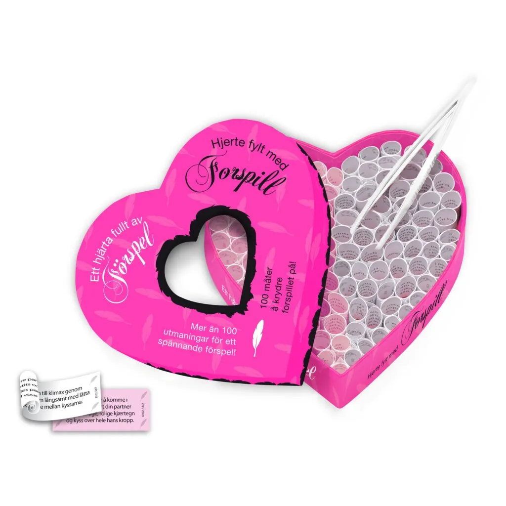 Tease & Please - Ett Hjarta Fullt av Forspel & Hjerte Fylt med Forspill   (1 stuk)