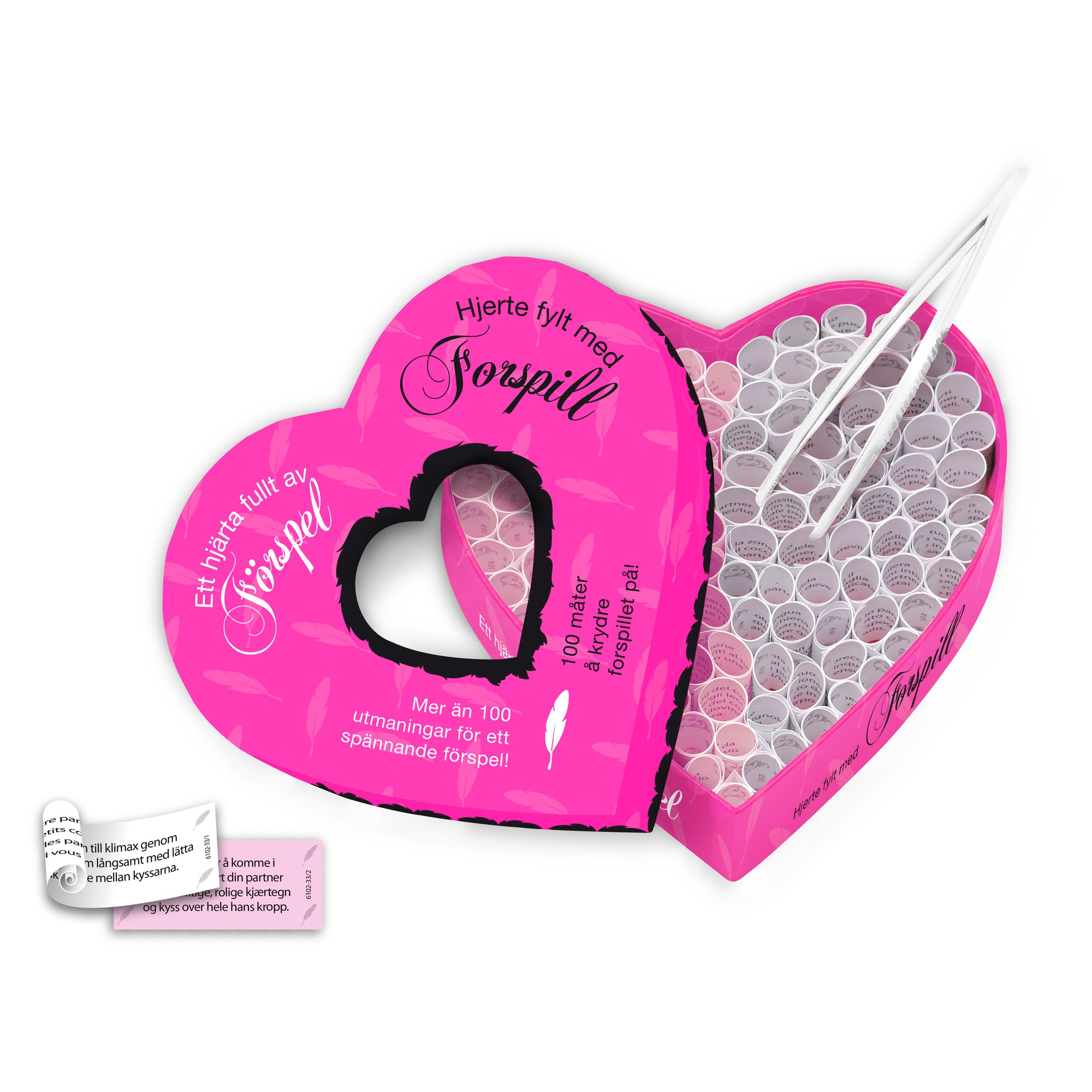 Tease & Please - Ett Hjarta Fullt av Forspel & Hjerte Fylt med Forspill   (1 stuk)