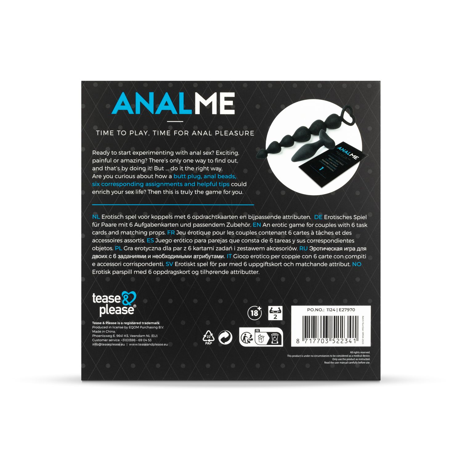 Tease & Please - Time to Play, Time to Anal   (1 stuk) - image 2
