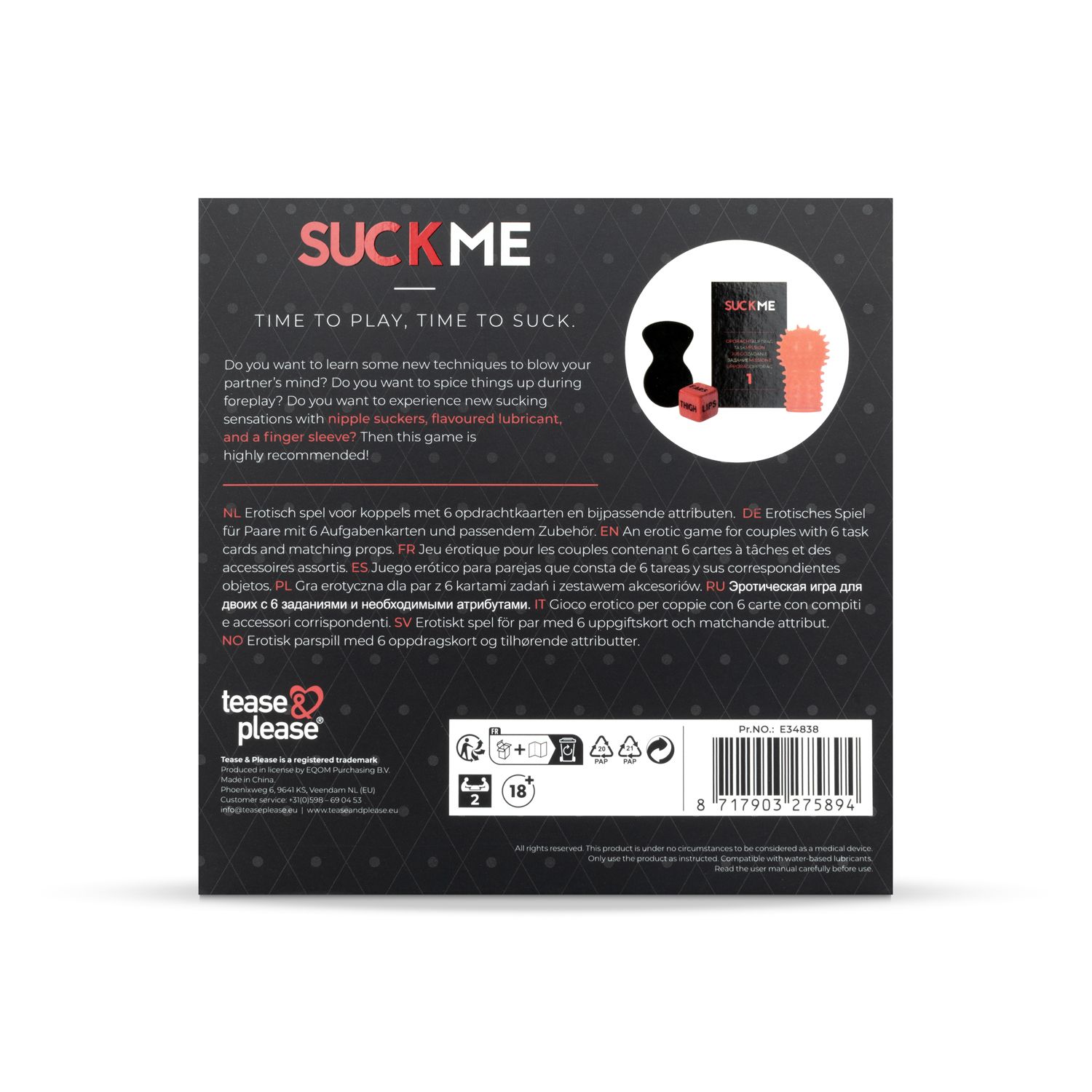 Tease & Please - Time to Play, Time to Suck   (1 stuk) - image 2