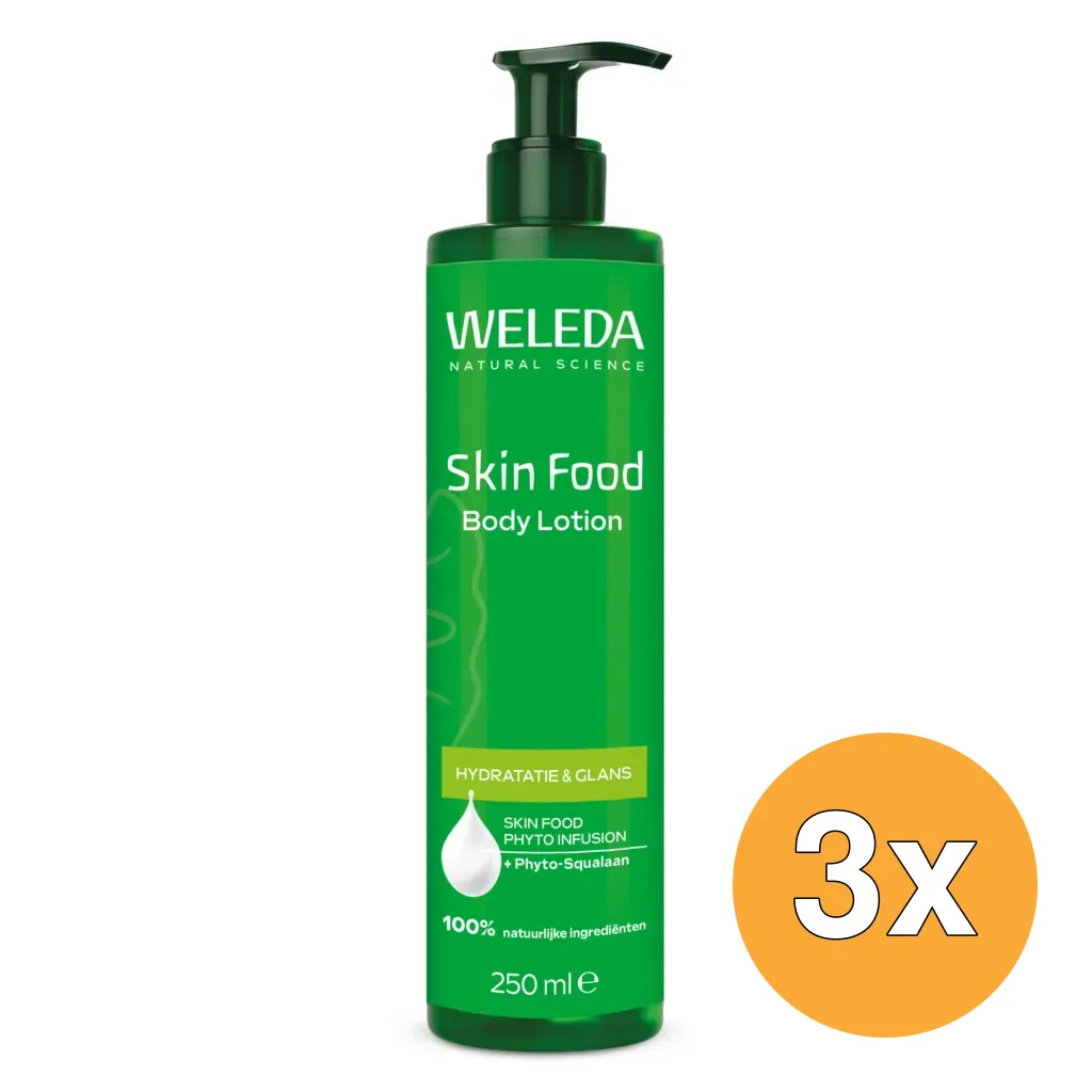 3x WELEDA Skin Food Body Lotion (250 ml)