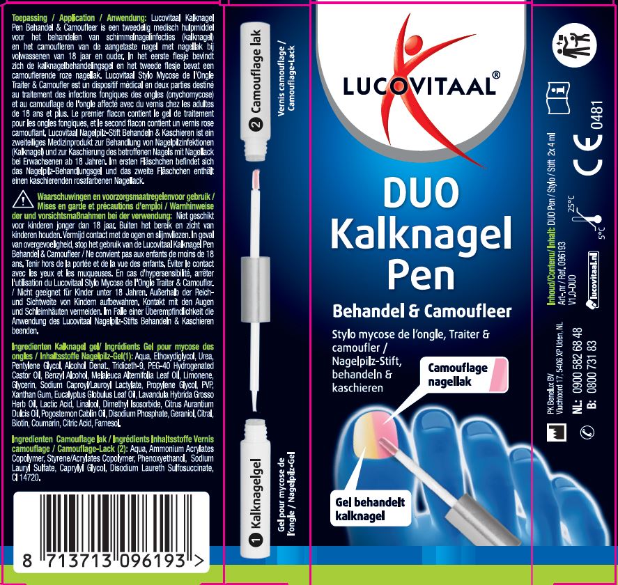 Lucovitaal Kalknagel Pen DUO Behandel & Camoufleer (2 x 4ml)