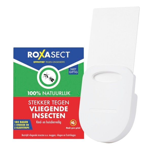 Roxasect UV licht stekker tegen Vliegende Insecten (1 stuk)