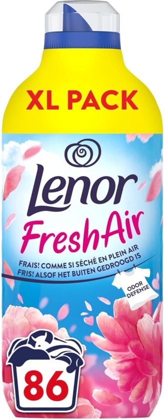 Lenor Wasverzachter Fresh Air Bloesem 86 Wasbeurten (1204 ml)