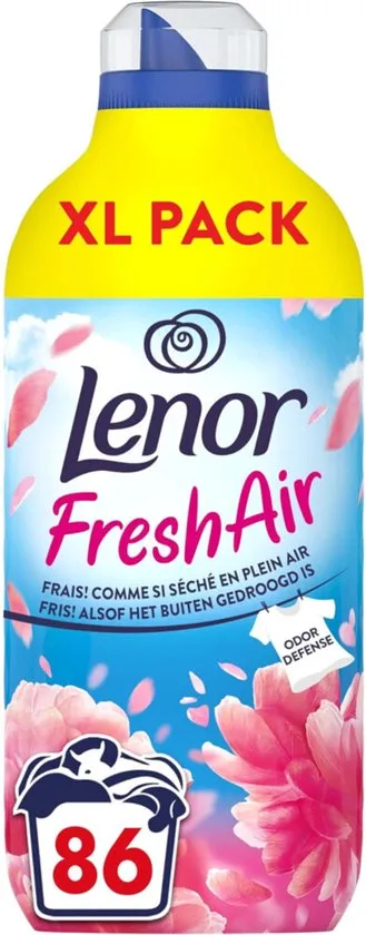 Lenor Wasverzachter Fresh Air Bloesem 86 Wasbeurten (1204 ml)