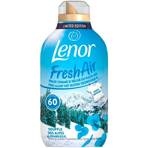 Lenor Wasverzachter Fresh Air Alpen Briesje 60 Wasbeurten (840 ml)