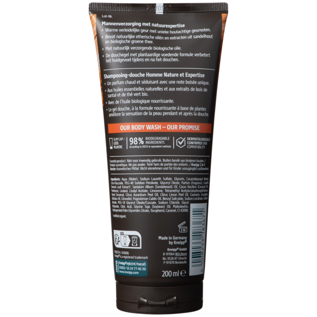 Kneipp Man Douche 2-in-1 Wild Power (200 ml)
