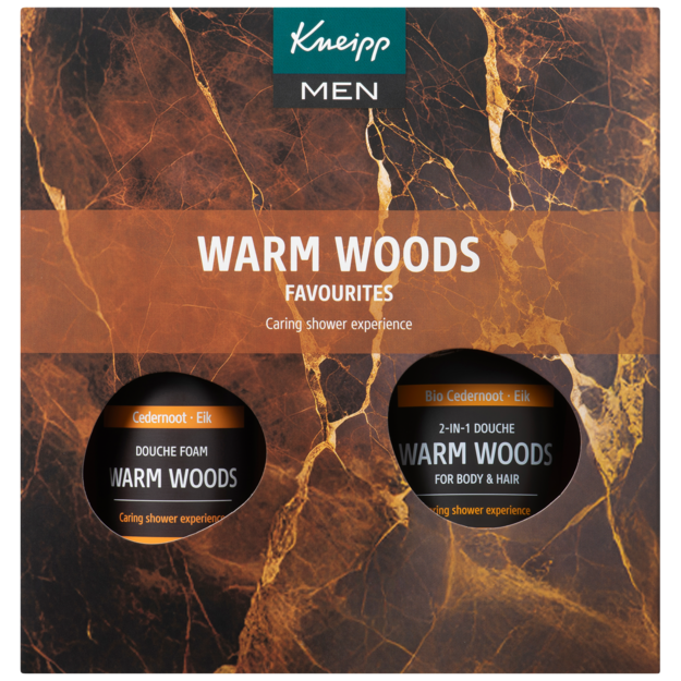 Kneipp Giftset Men Warm Woods Favourites (2 x 200 ml)