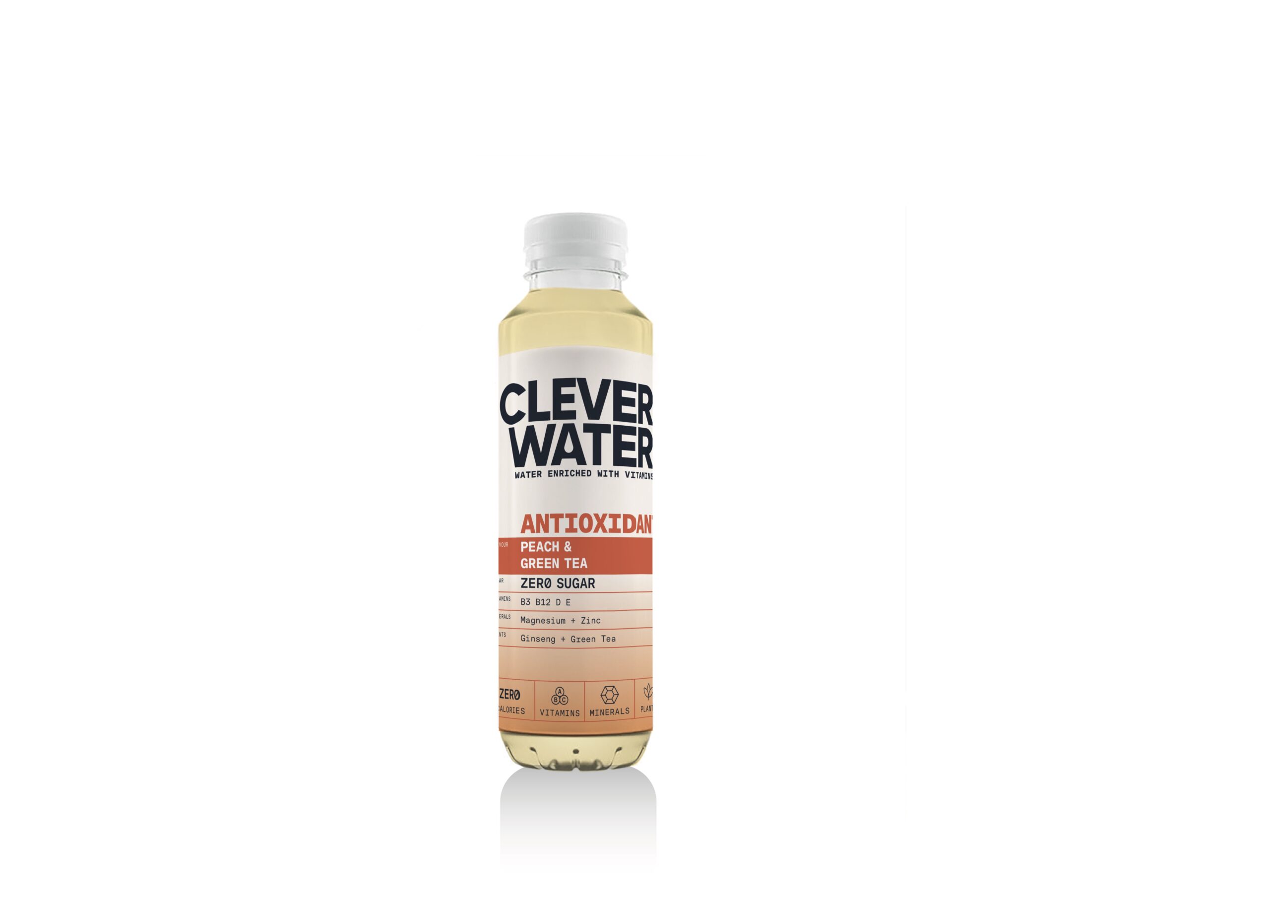 Clever Water Antioxidant Peach & Green Tea  (500 ml)