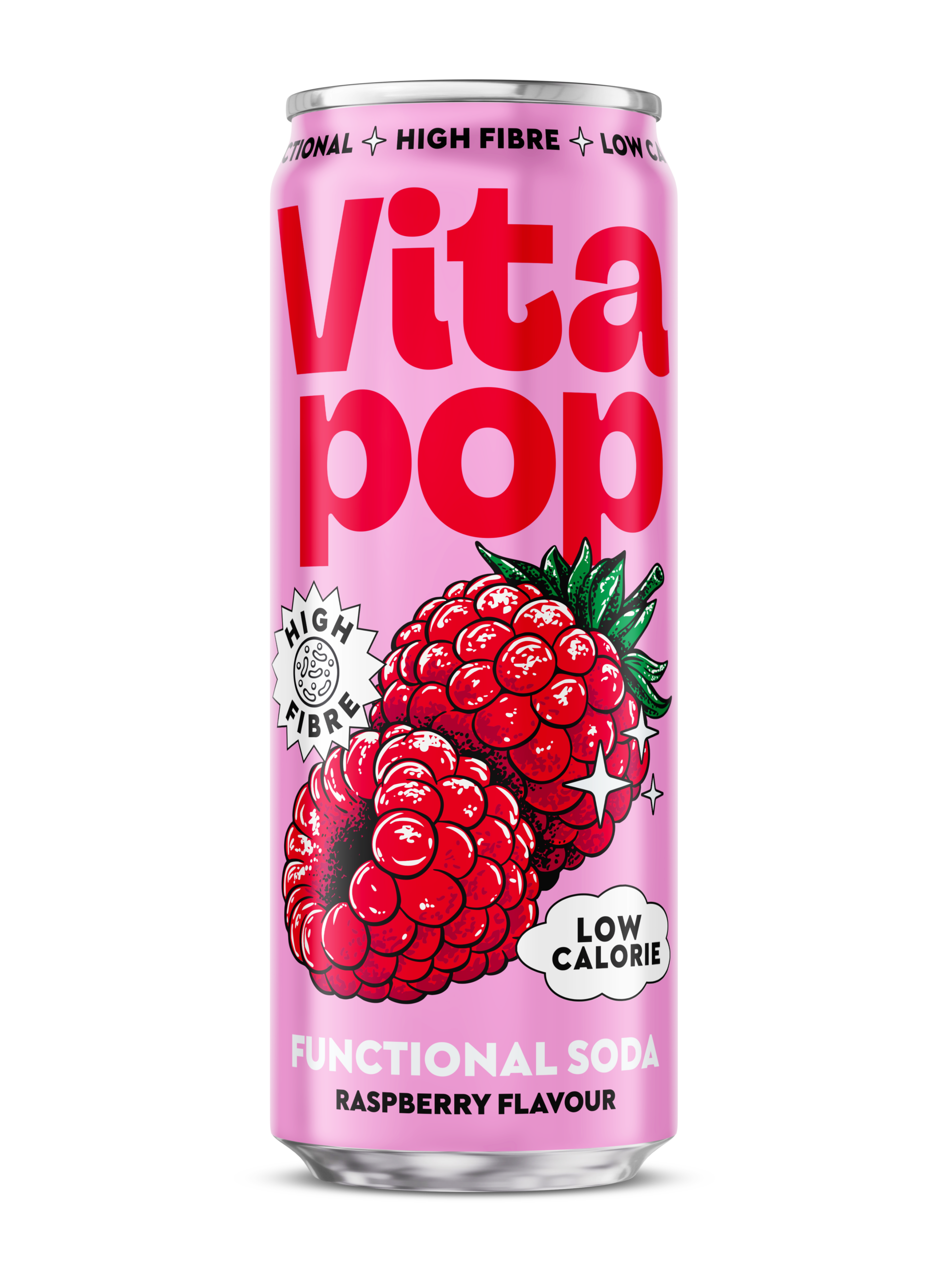 Vita Pop Soda Raspberry (330 ml)