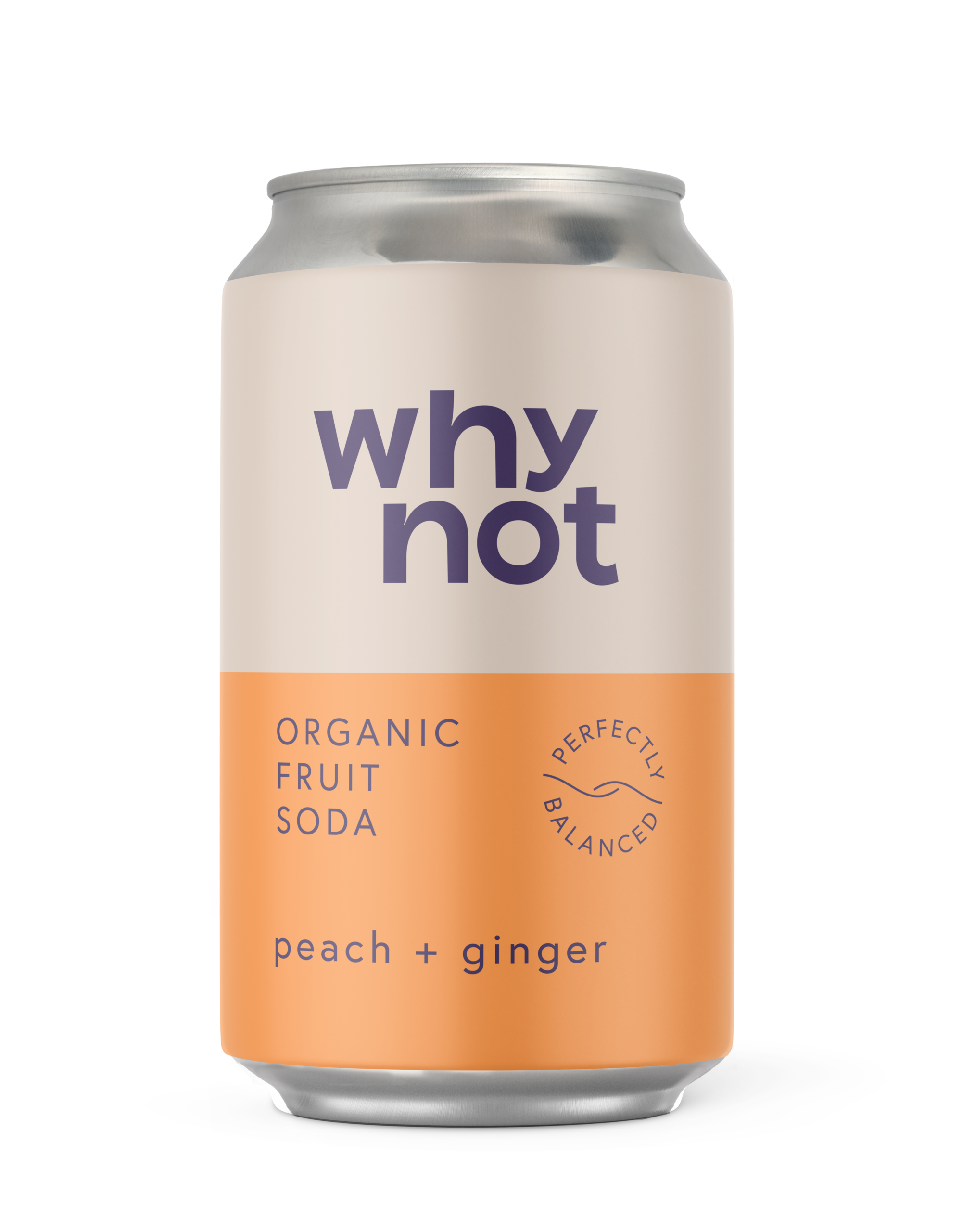 Why Not Peach Ginger BIO Blik (330 ml)