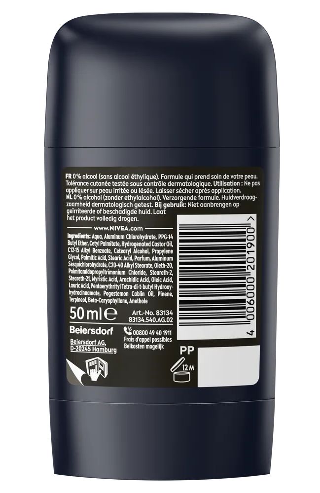 Nivea Men Black & White Invisible Original Anti-transpirant Stick (50 ml)