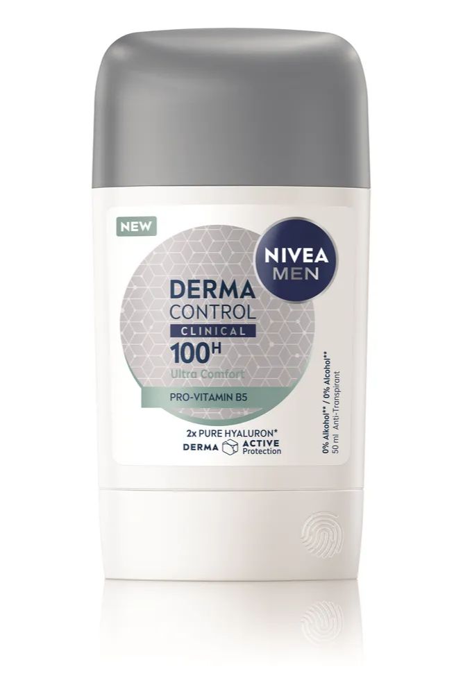 Nivea Men Derma Control Clinical 100h Ultra Comfort Anti-transpirant Stick (50 ml)