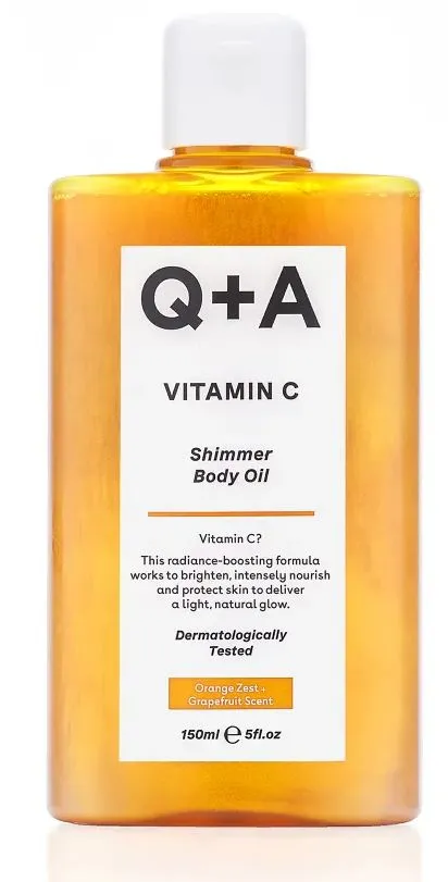 Q+A Vitamin C Shimmer Body Oil (150 ml)