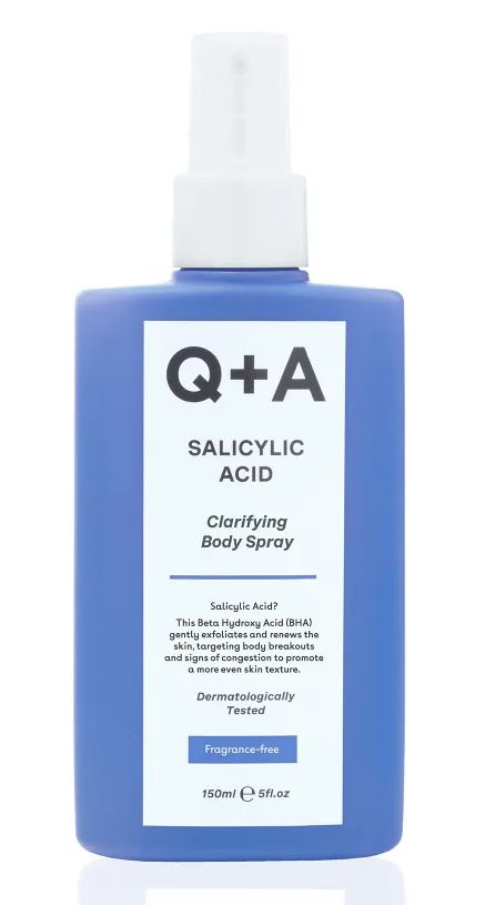 Q+A Salicylic Acid Clarifying Body Spray (150 ml)