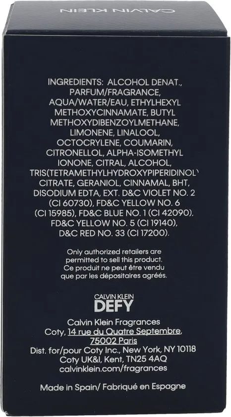 Calvin Klein Defy Eau De Toilette (30 ml) - image 2