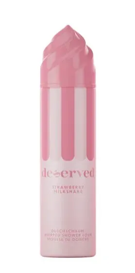 Deserved Whipped Shower Foam Strawberry Milkshake (250 ml)