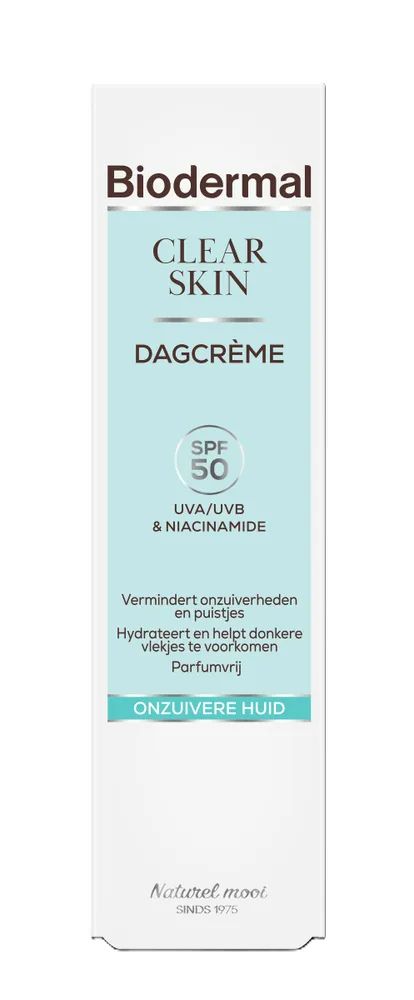 Biodermal Clear Skin Dagcrème SPF50 (40 ml)