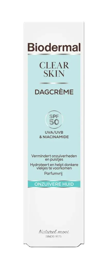 Biodermal Clear Skin Dagcrème SPF50 (40 ml)