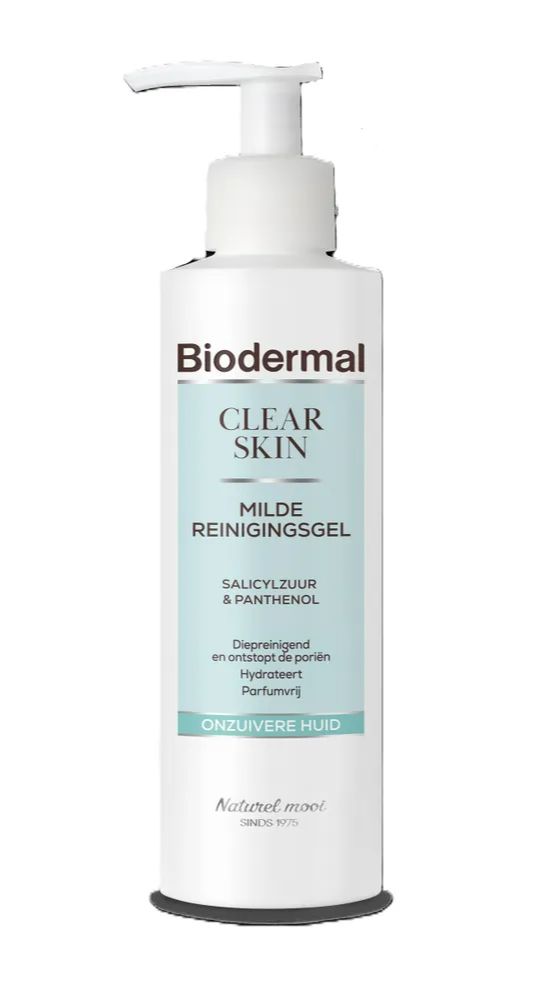 Biodermal Clear Skin Milde Reinigingsgel (200 ml)