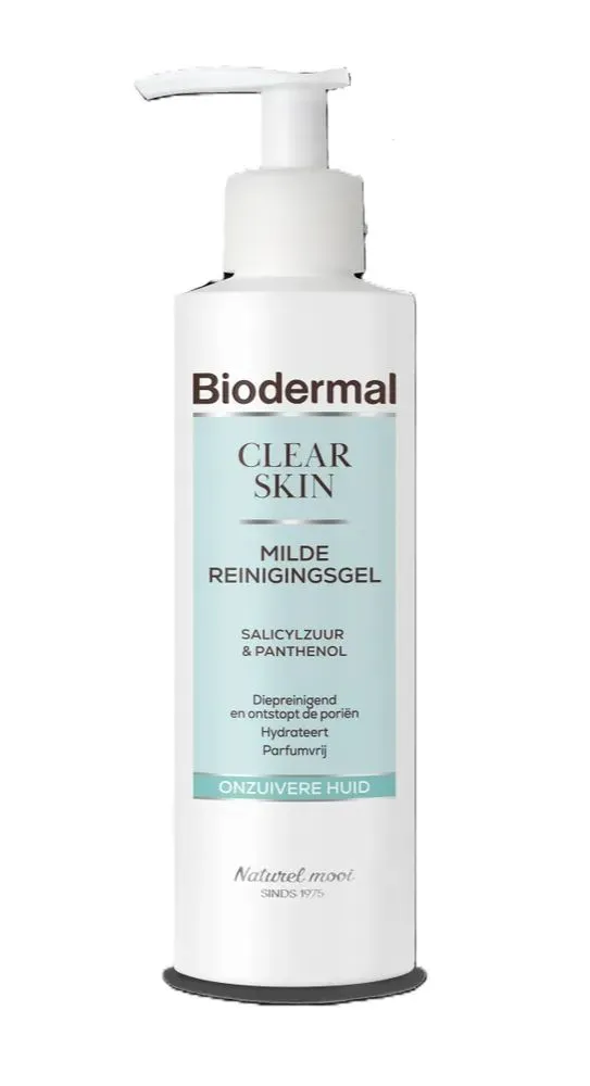 Biodermal Clear Skin Milde Reinigingsgel (200 ml)