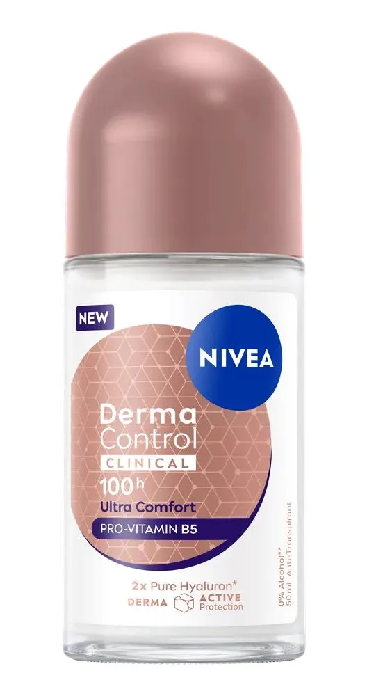 Nivea Derma Control Clinical 100h Ultra Comfort Anti-transpirant Roller (50 ml)