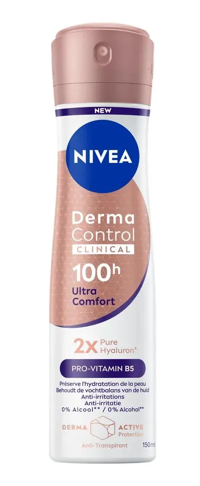 Nivea Derma Control Clinical 100h Ultra Comfort Anti-transpirant Spray (150 ml)