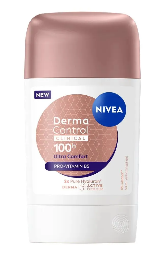 Nivea Derma Control Clinical 100h Ultra Comfort Anti-transpirant Stick (50 ml)