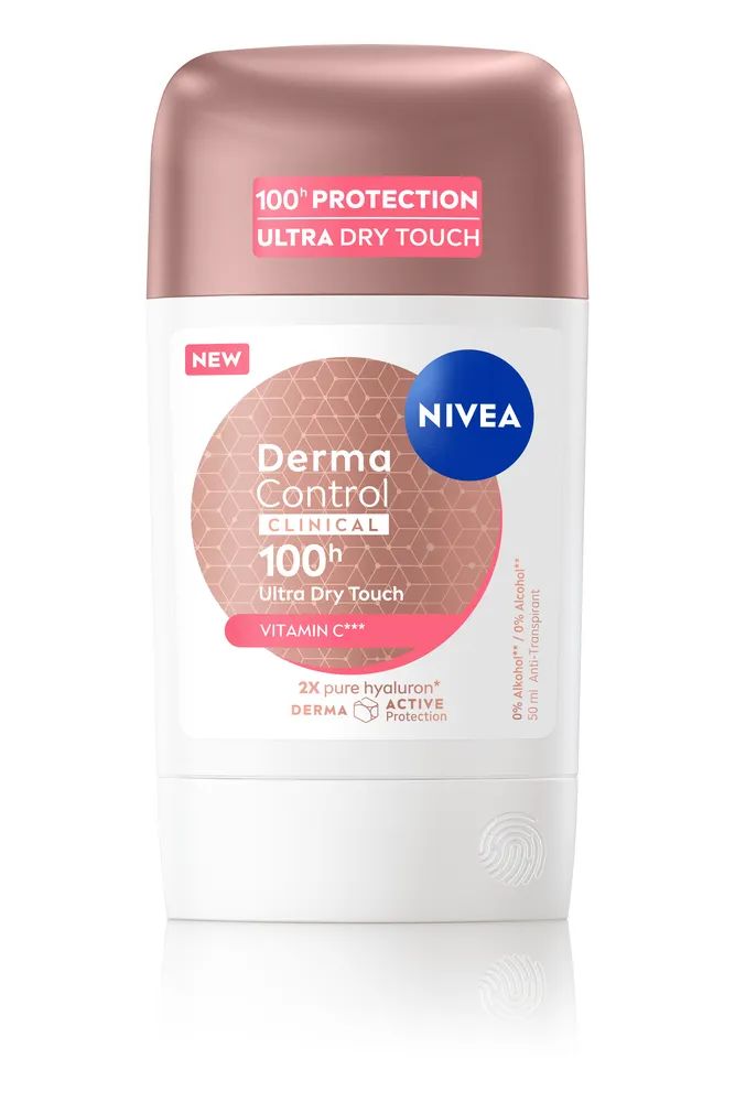 Nivea Derma Control Clinical 100 Ultra Dry Touch Anti-transpirant Stick (50 ml)