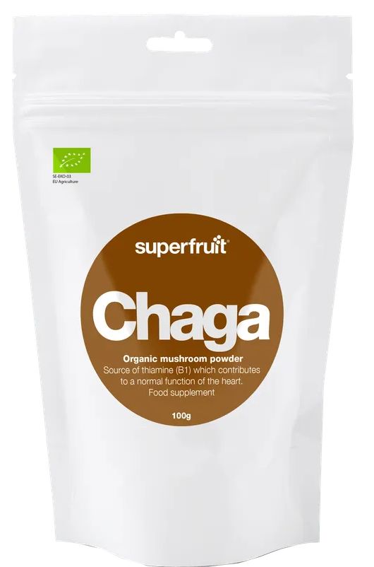 Superfruit Chaga Paddenstoelen Poeder (100 gr)