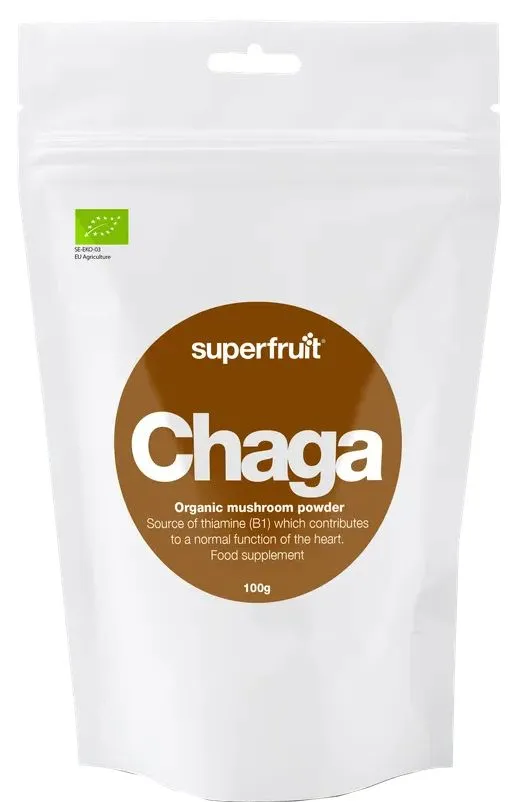 Superfruit Chaga Paddenstoelen Poeder (100 gr)