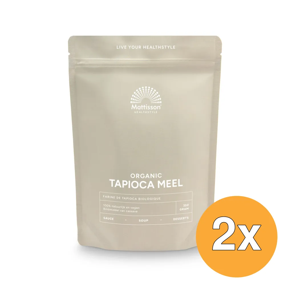 2x Mattisson Tapioca Meel Bio (350 gr)