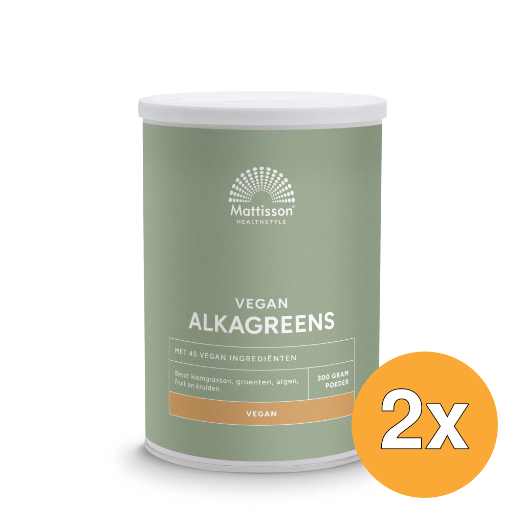 2x Mattisson Absolute Alkagreens Poeder (300 gr)