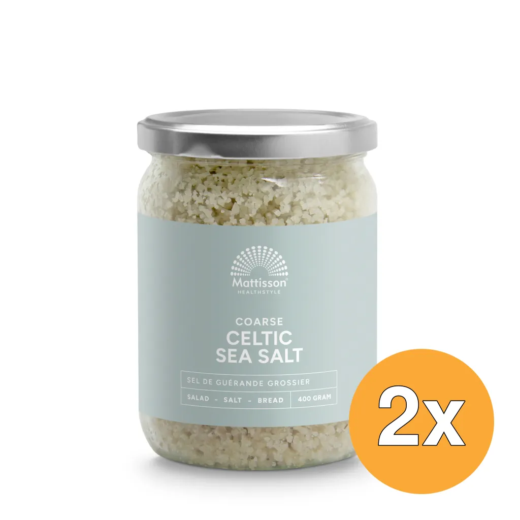 2x Mattisson Keltisch Zeezout Celtic Sea Saltgrof (400 gr)