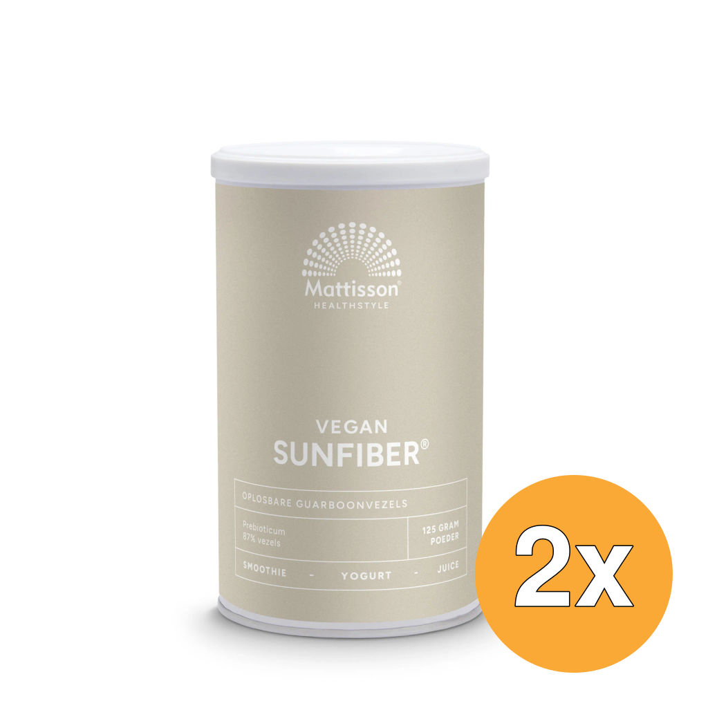 2x Mattisson Vegan Sunfiber (125 gr)