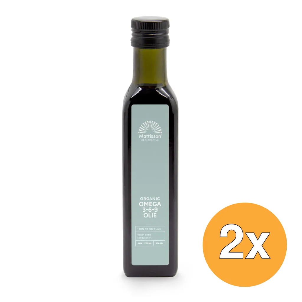 2x Mattisson Omega 3-6-9 Olie Bio (250 ml)