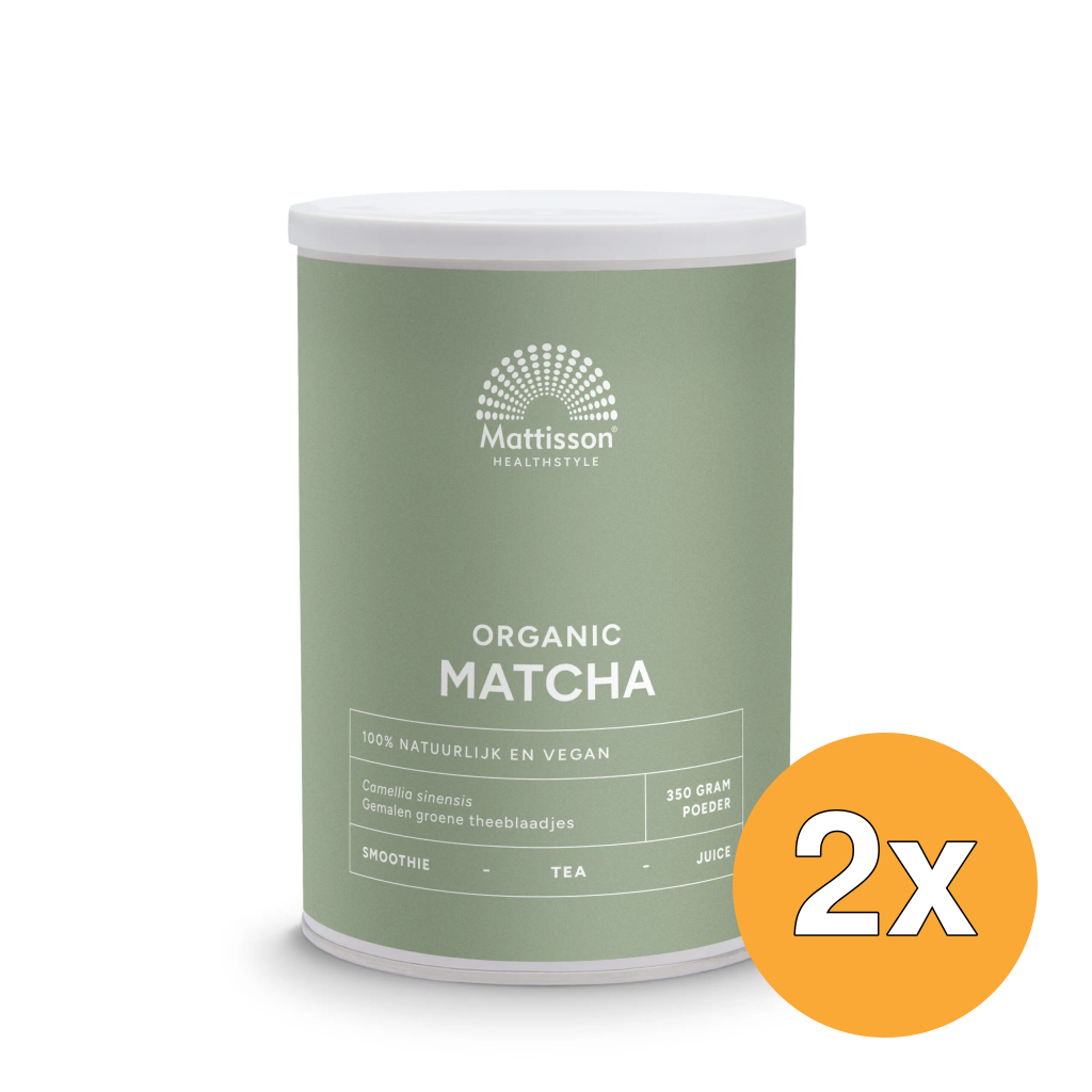 2x Mattisson Matcha Poeder Bio (350 gr)