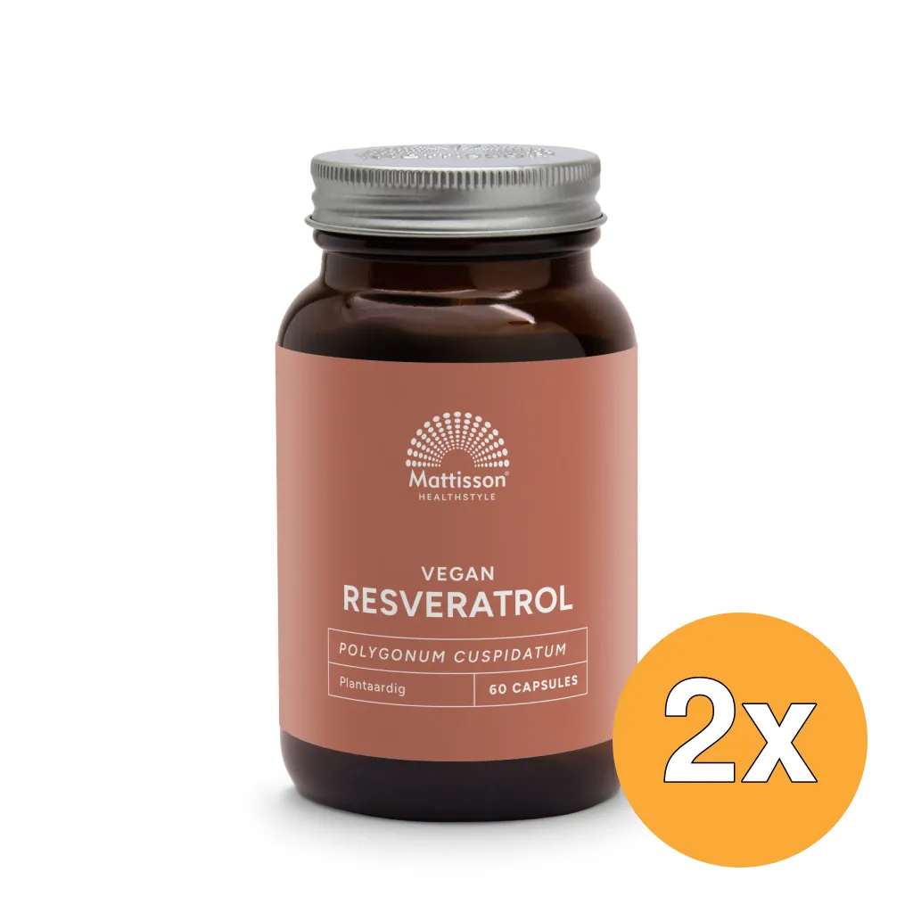 2x Mattisson Ultimate Resveratrol (60 vega capsules)