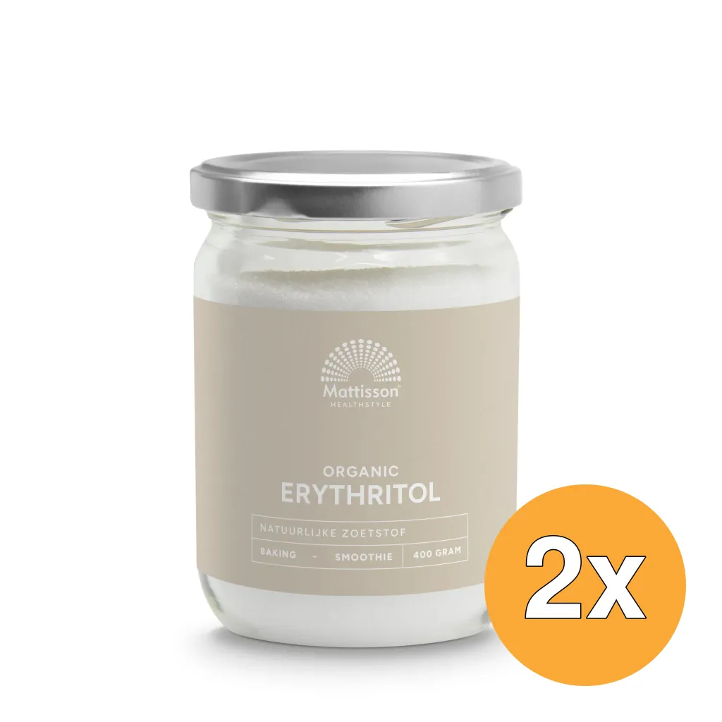 2x Mattisson Erythritol Bio (400 gr)