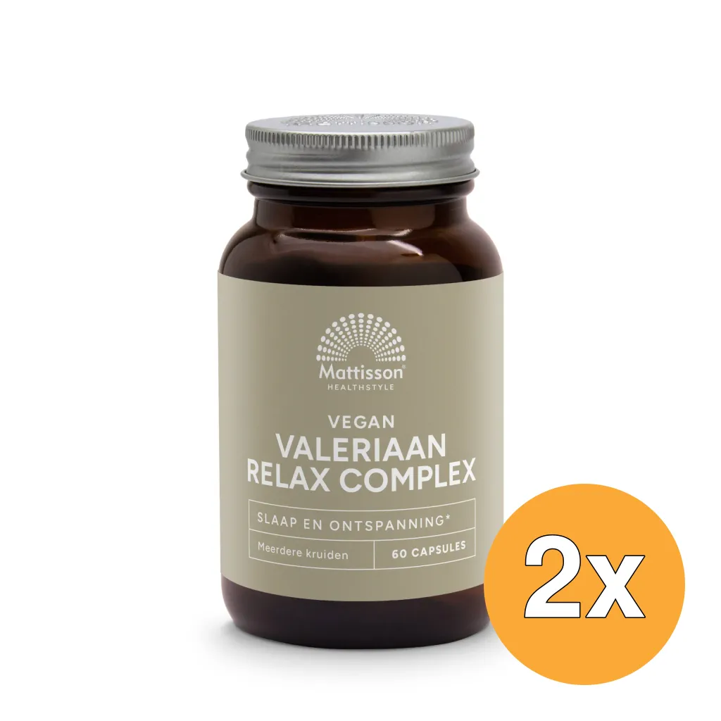 2x Mattisson Valeriaan Relax Complex (60 capsules)