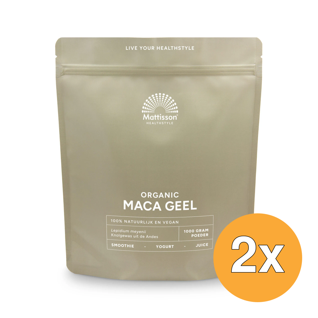 2x Mattisson Maca Poeder Bio (1000 gr)