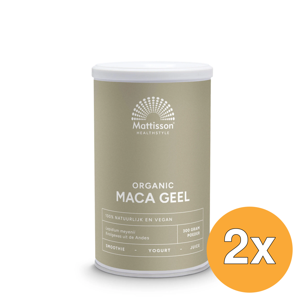 2x Mattisson Maca Poeder Bio (300 gr)