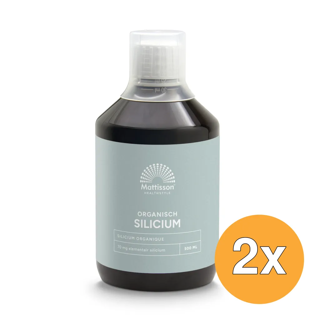 2x Mattisson Organisch Silicium 70Mg (500 ml)