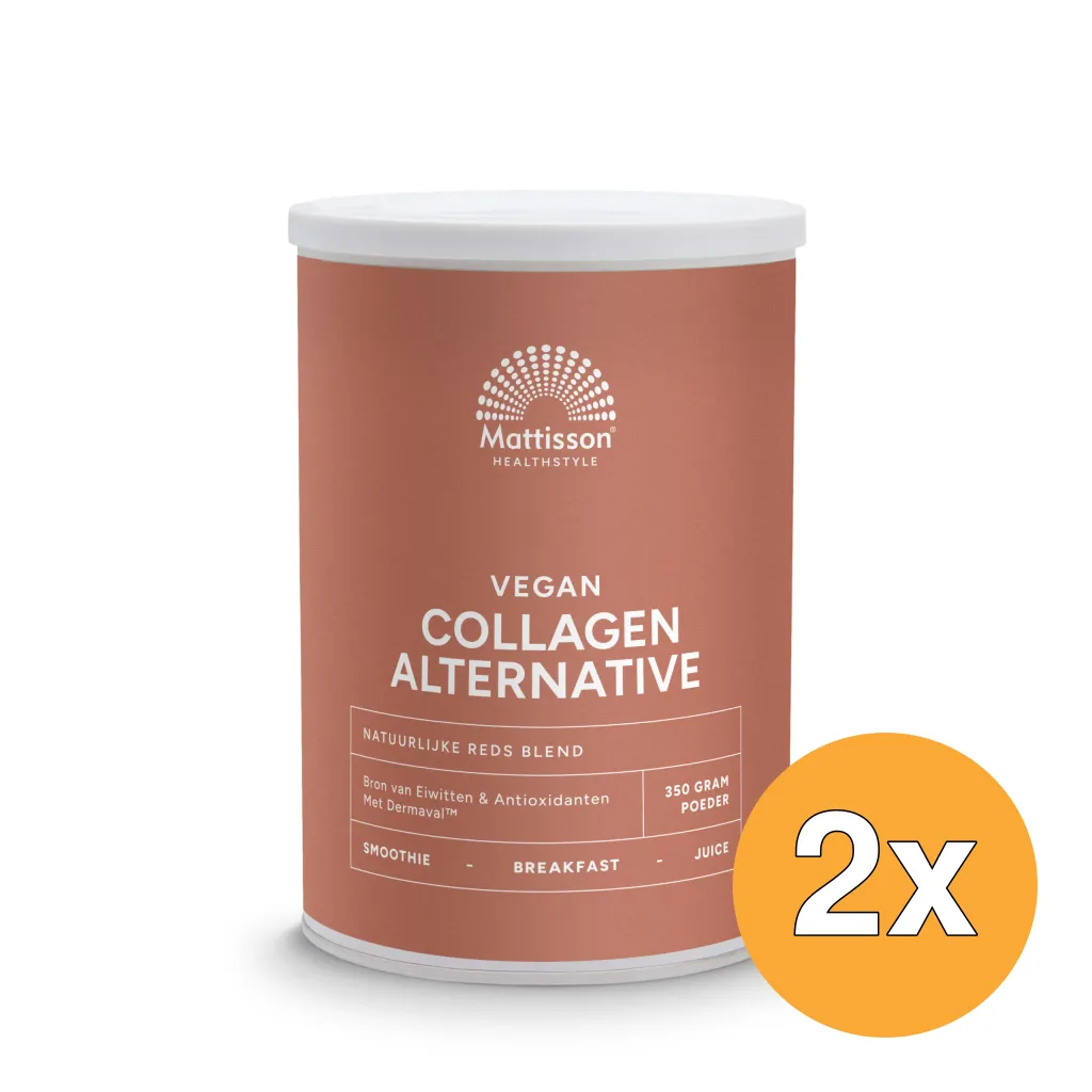 2x Mattisson Vegan Reds Blend Collagen Booster (350 gr)