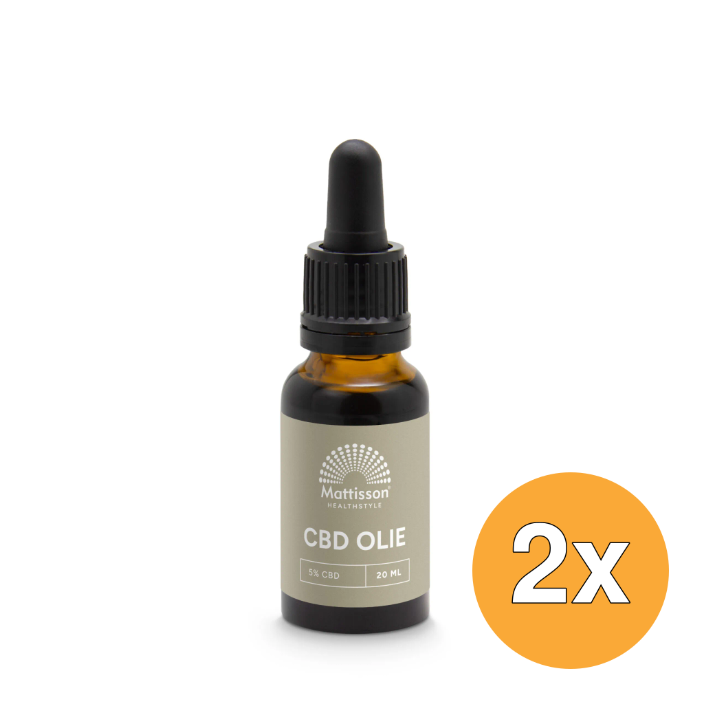 2x Mattisson Cbd Olie 5% (20 ml)