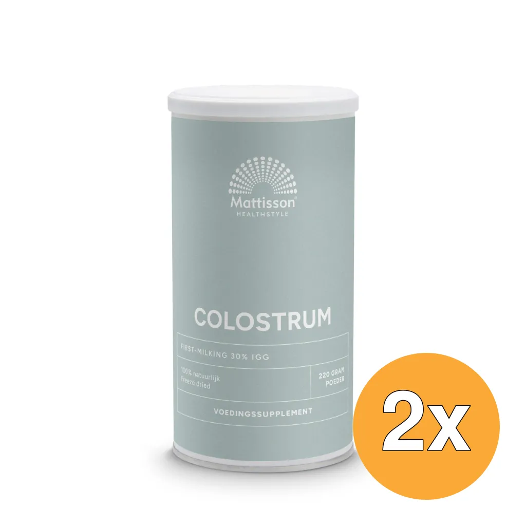 2x Mattisson Colostrum Poeder Absolute (220 gr)