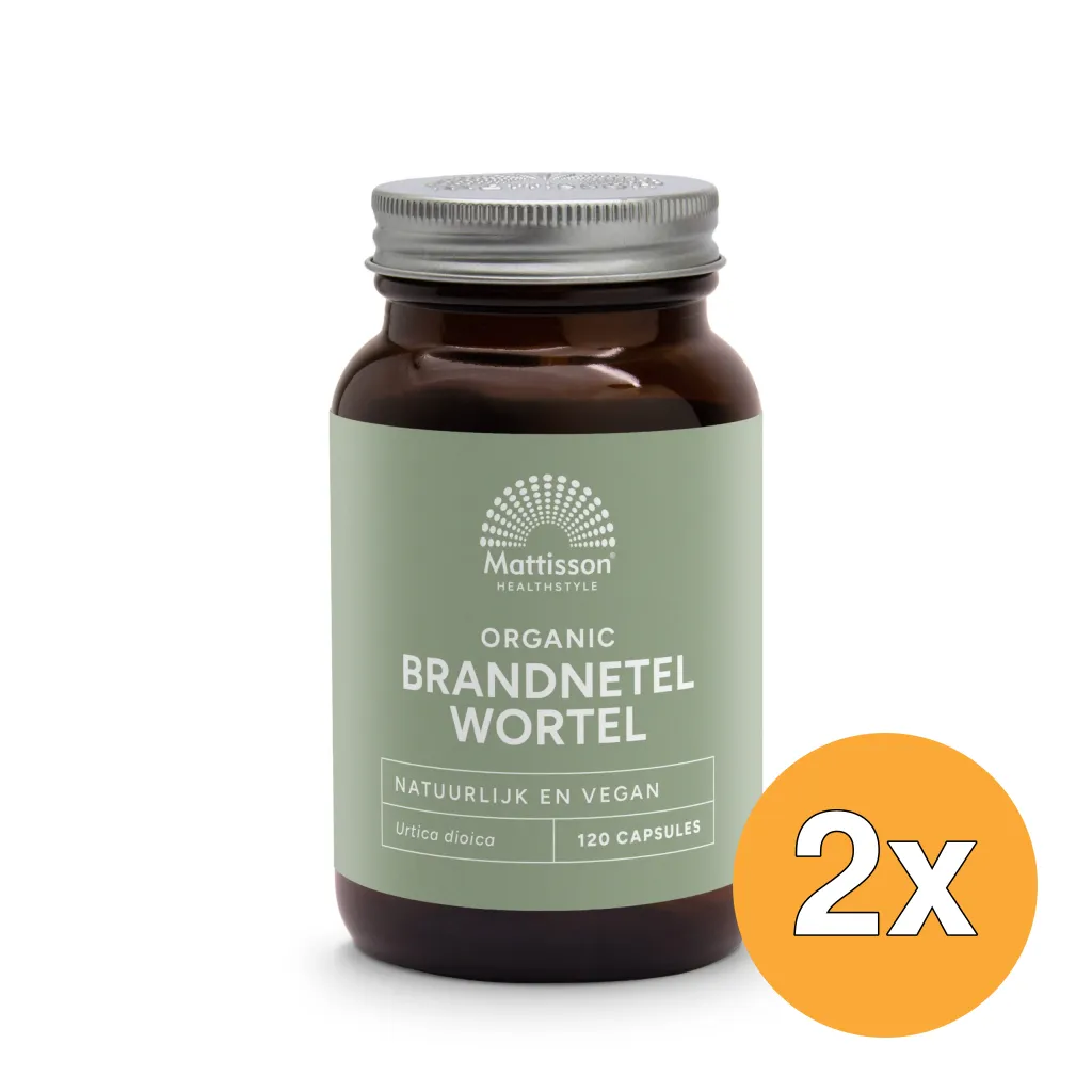 2x Mattisson Brandnetelwortel Bio (120 vega capsules)