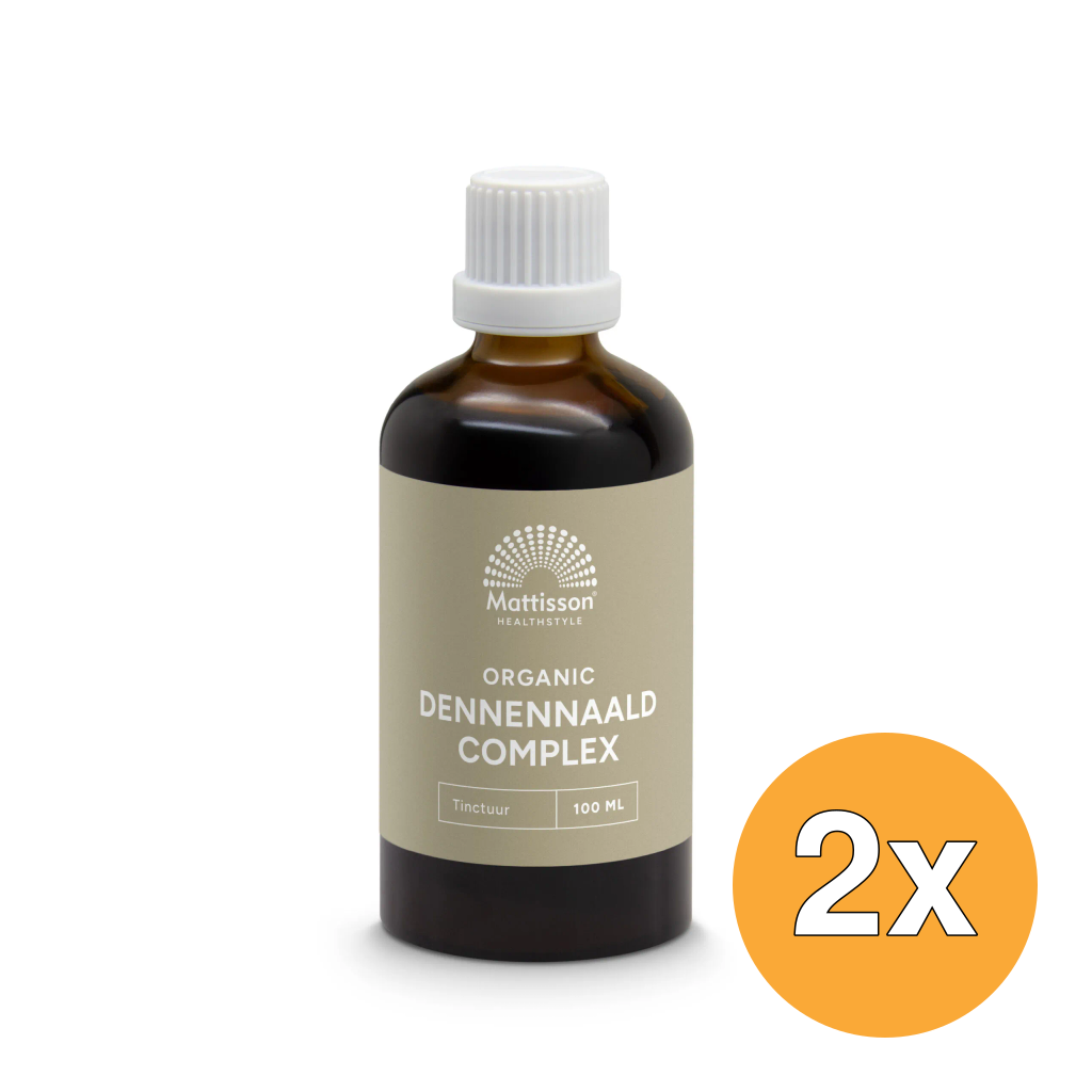 2x Mattisson Organic Dennennaalden Complex Tinctuur Bio (100 ml)