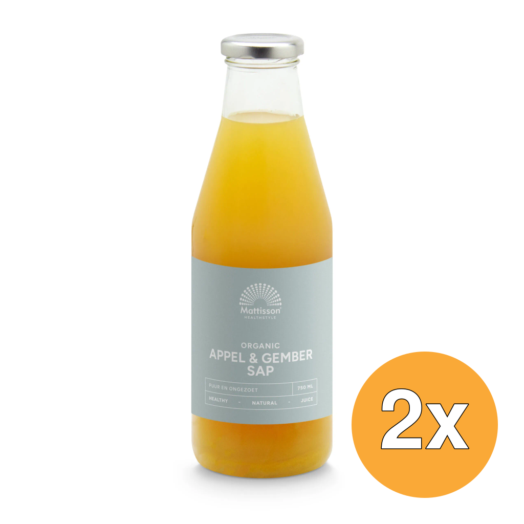 2x Mattisson Appel & Gembersap Bio (750 ml)